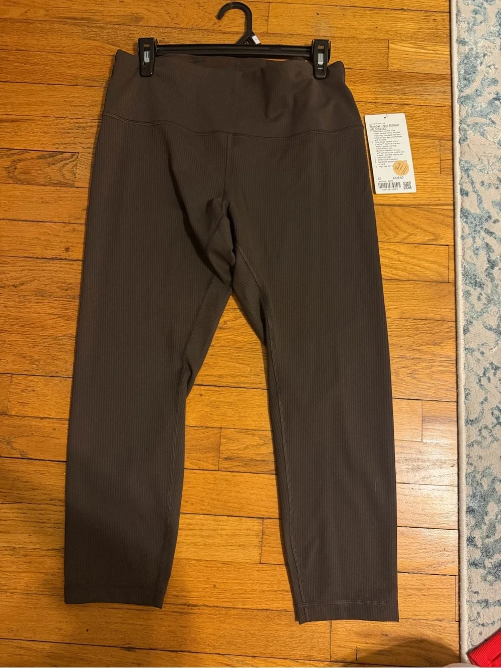 Lululemon Wunder Train  Ribbed HR Crop 23”